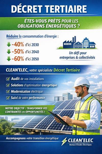 Notre bureau d'études est expert en décret tertiaire et optimisation énergétique