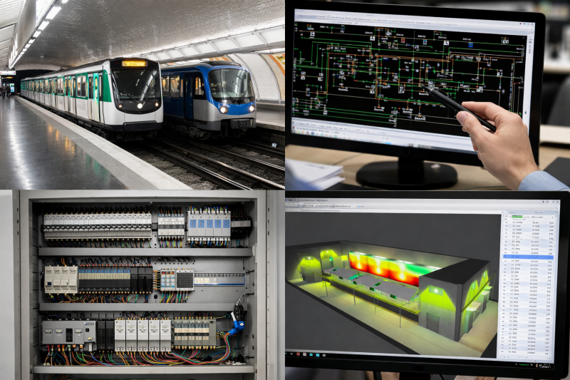 Notre bureau d'études intervient sur les lignes 02 et 13 à Paris (75)