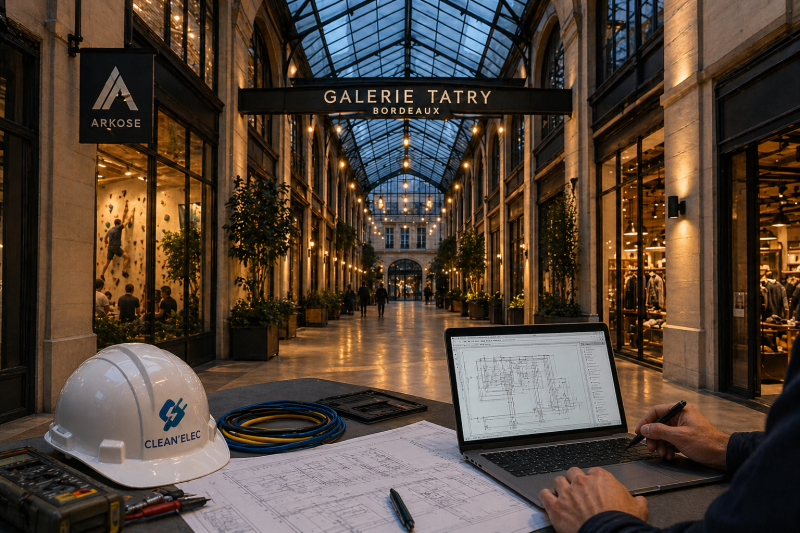 Notre bureau d'étude intervient sur la Galerie Tatry à Bordeaux (33)