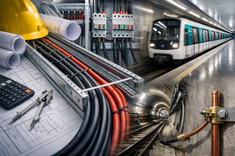 Notre bureau d'études intervient sur le réseau de Transport public de Paris