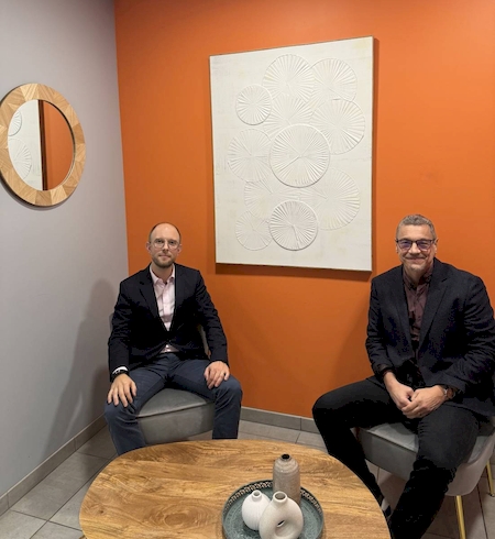 M.Florent DELAYGUE et M.Charles FRISON tous deux réunis autour d'un même projet