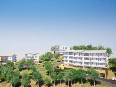 Clean Elec sous traitant études fluides à Toulouse a fait les plans et schémas des 56 logements Les Hauts d'Iloni à Mayotte (976)