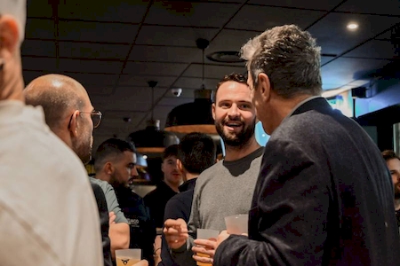 Un moment d'échange entre notre équipe et de nouveaux collaborateurs