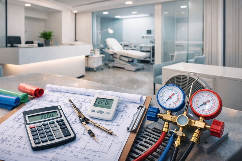 Notre bureau d'études intervient sur un centre de dermatologie à Paris (75)